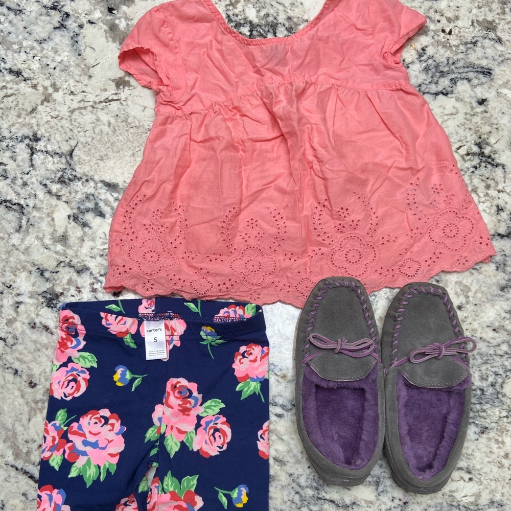 LL BEAN kids slippers bundle